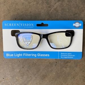 Screen Vision Blue Light Filtering Glasses New
